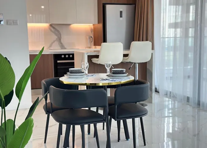 アパート Grand Sapphire Luxury Residences 3 By Myguest Cyprus *